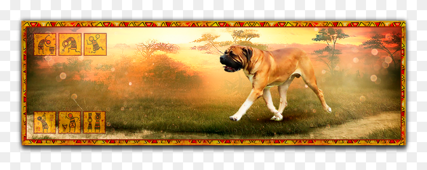 986x348 Bullmastiff, Dog, Pet, Canine HD PNG Download