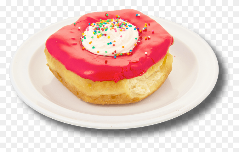 994x603 Bullseye Cherry Shipley39s Cherry Iced Donut, Birthday Cake, Cake, Dessert HD PNG Download