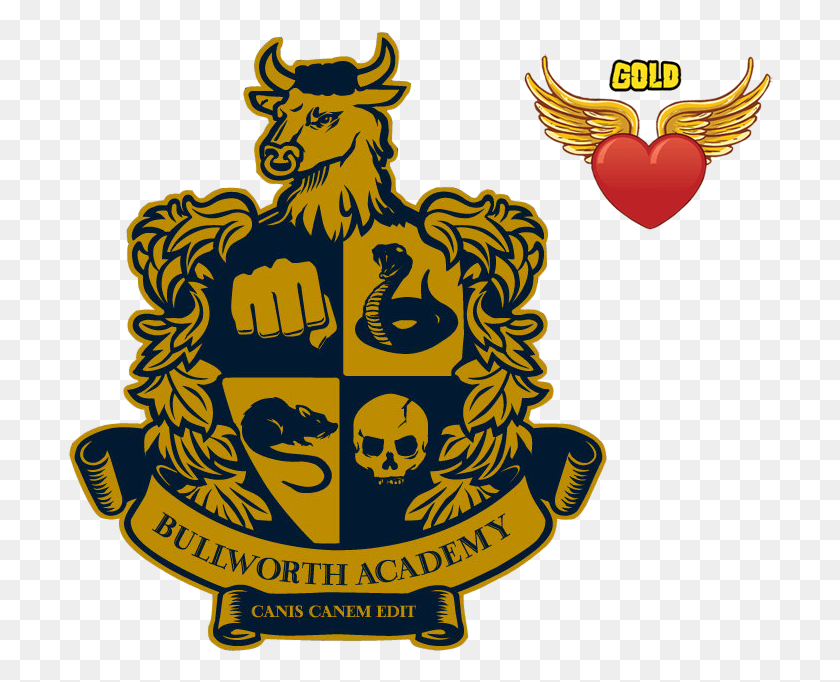 706x622 Descargar Png Bullworth Academy Logo Bully Scholarship Edition Logo, Símbolo, Marca Registrada, Emblema Hd Png