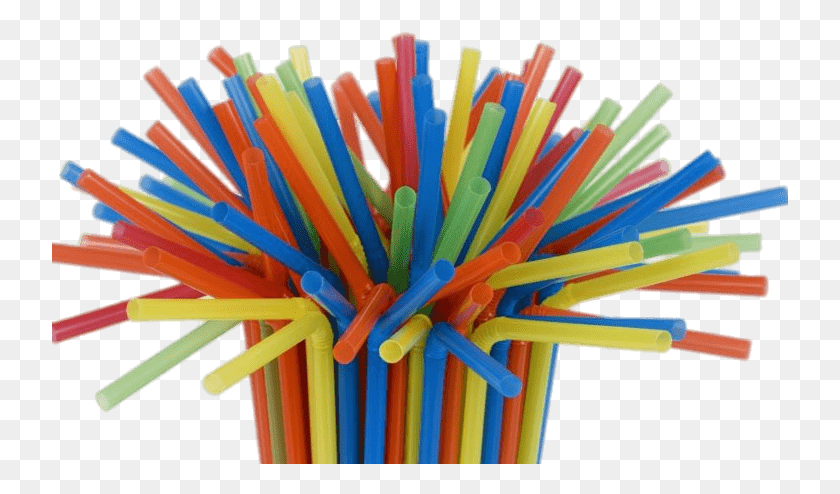 737x434 Bunch Of Coloured Straws Plastic Straws, Sweets, Food, Confectionery HD PNG Download