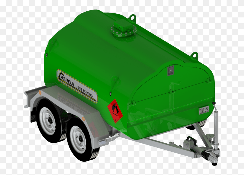 677x542 Bunded Fuel Bowsers Trailer, Lawn Mower, Tool, Vehicle HD PNG Download