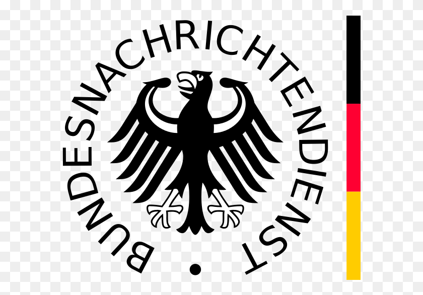 593x526 Логотип Bundesnachrichtendienst Bnd Германии, Символ, Товарный Знак, Звездный Символ Png Скачать