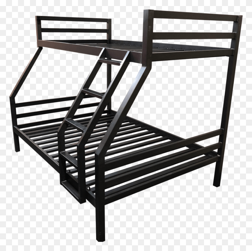 882x881 Bunk Bed Bed Frame, Chair, Furniture, Staircase HD PNG Download