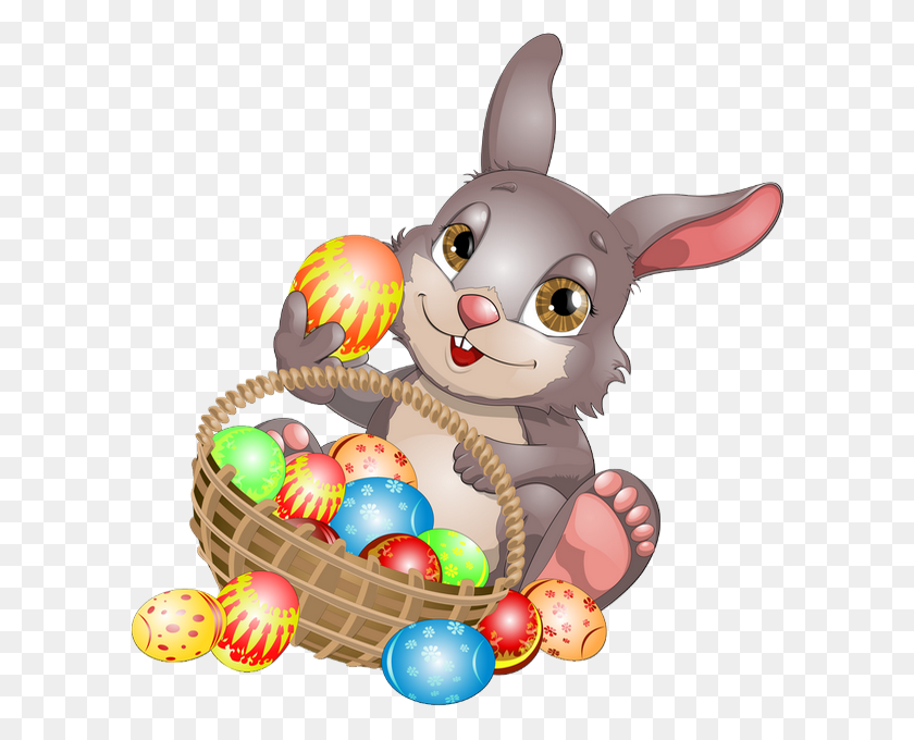 600x620 Bunny Eggs Easter De Paashaas, Toy, Food, Egg HD PNG Download