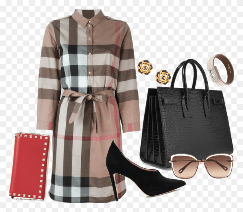 811x700 Burberry Work Style Plate Burberry, Clothing, Apparel, Bag HD PNG Download