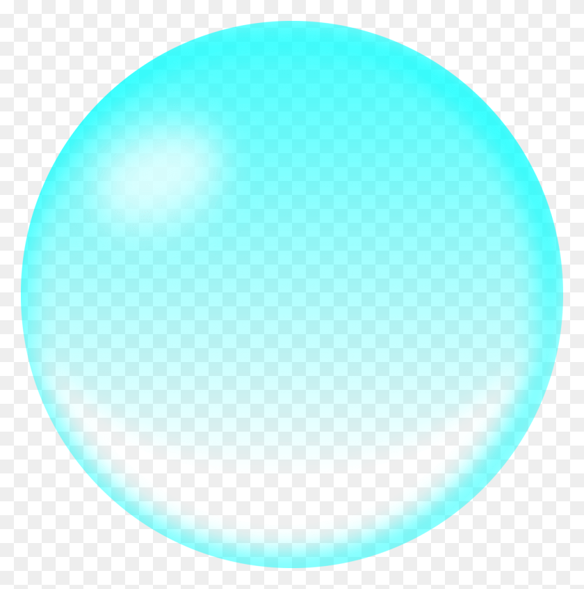 1269x1280 Burbuja Azul, Sphere, Balloon, Ball HD PNG Download
