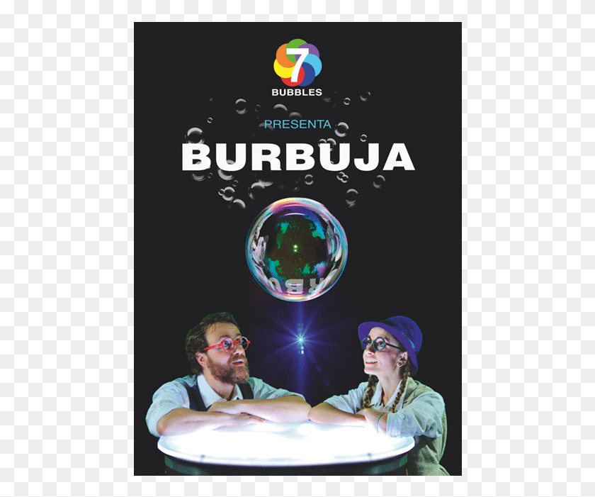 464x641 Burbuja Burbujas Teatro Reina Victoria, Person, Human, Poster HD PNG Download