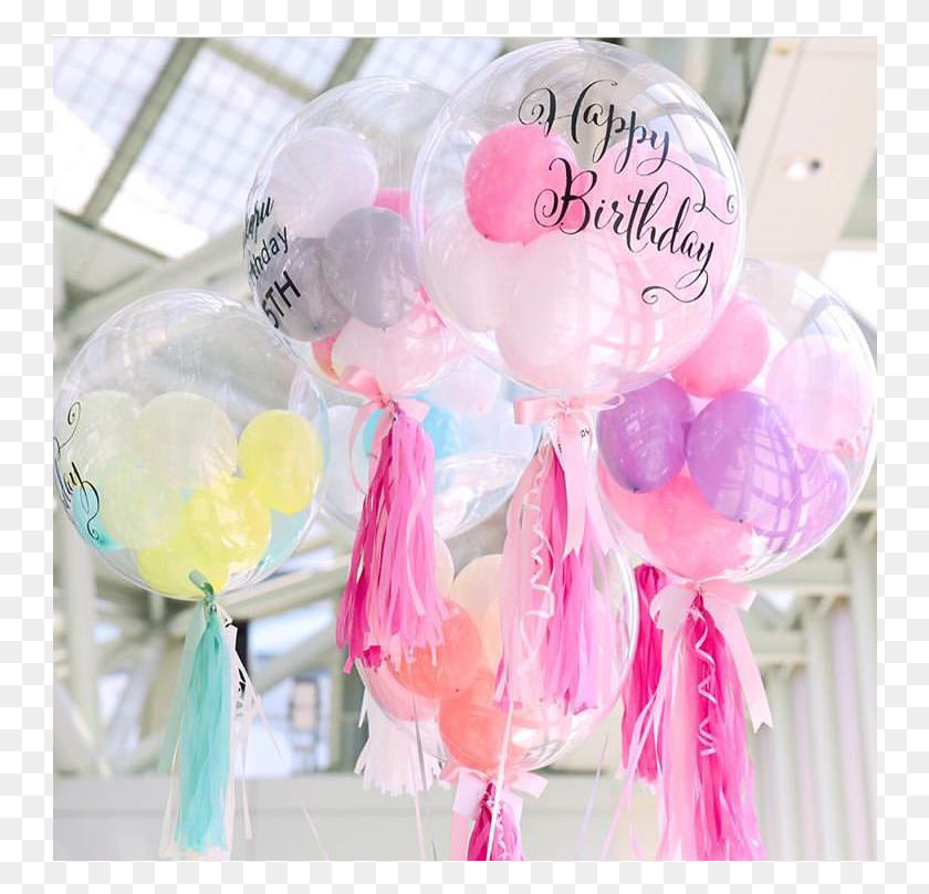 746x749 Burbuja De Globos Decoration, Ball, Balloon, Birthday Party HD PNG Download