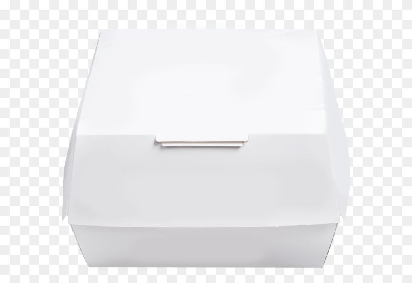589x517 Burger Box White Burger Box, Furniture, Bag, Lamp HD PNG Download