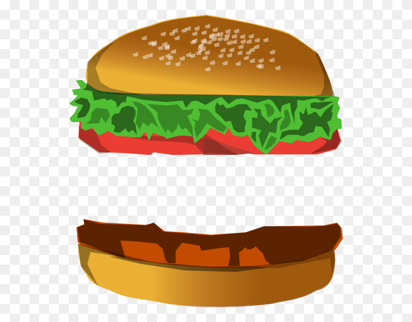 558x597 Burger Bun Clipart, Canoa, Bote De Remos, Barco Hd Png