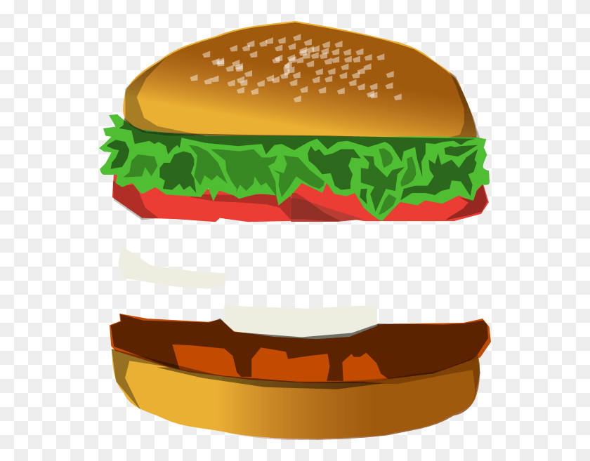 558x597 Descargar Png Burger Bun Free On Dumielauxepices Net Burger Bun Clipart, Comida, Canoa, Bote De Remos Hd Png