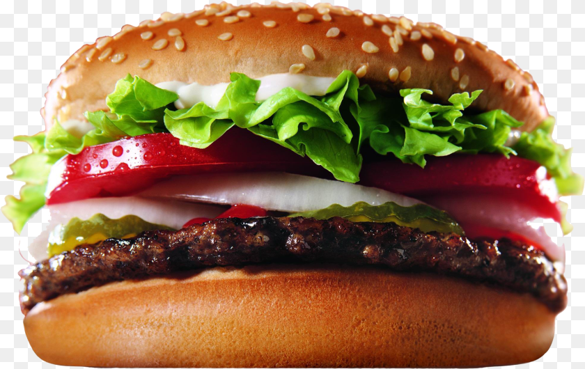 Burger Burger, Food Sticker PNG