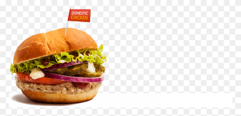 1071x475 Burger Chicken King Cheeseburger, Food, Dessert HD PNG Download