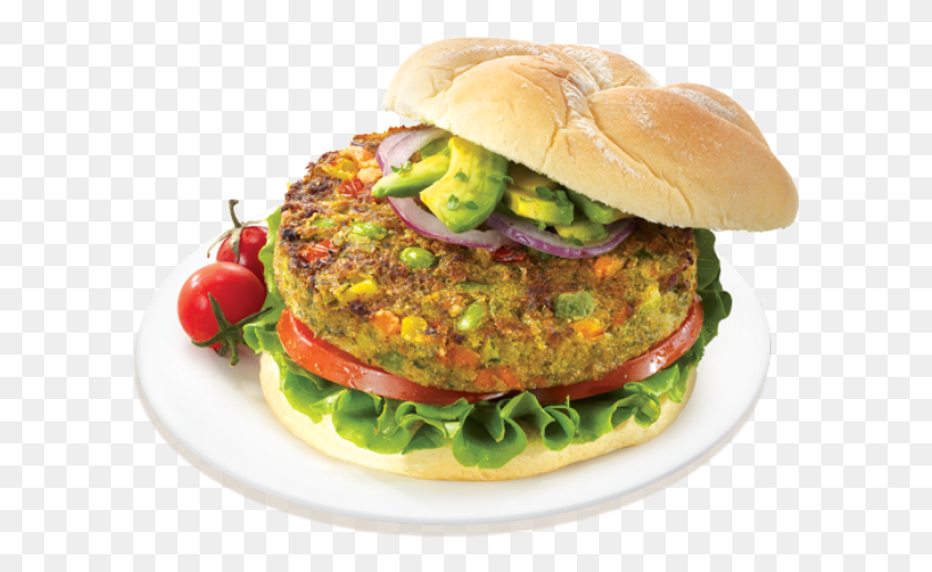 605x456 Burger Clipart Vegetable Burger Bbq Veggie Burgers Dr, Food, Meal, Lunch HD PNG Download