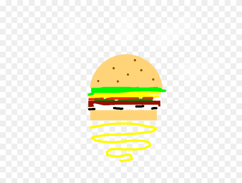 735x577 Burger Drawing Fast Food, Face, Plant, Label HD PNG Download