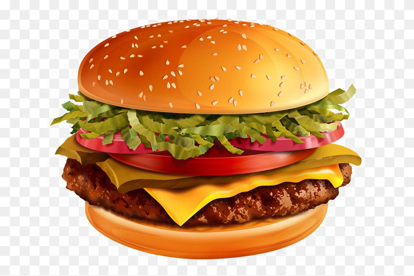 650x501 Burger Image Background Burger Clipart, Food HD PNG Download
