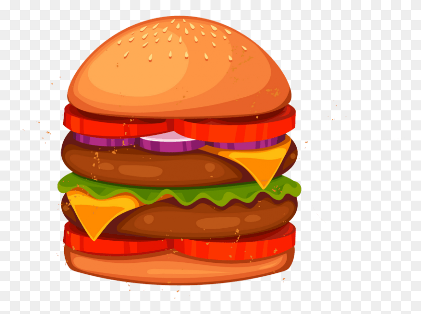 812x590 Burger Image Free Vector Burger Vektor, Food, Helmet, Clothing HD PNG Download