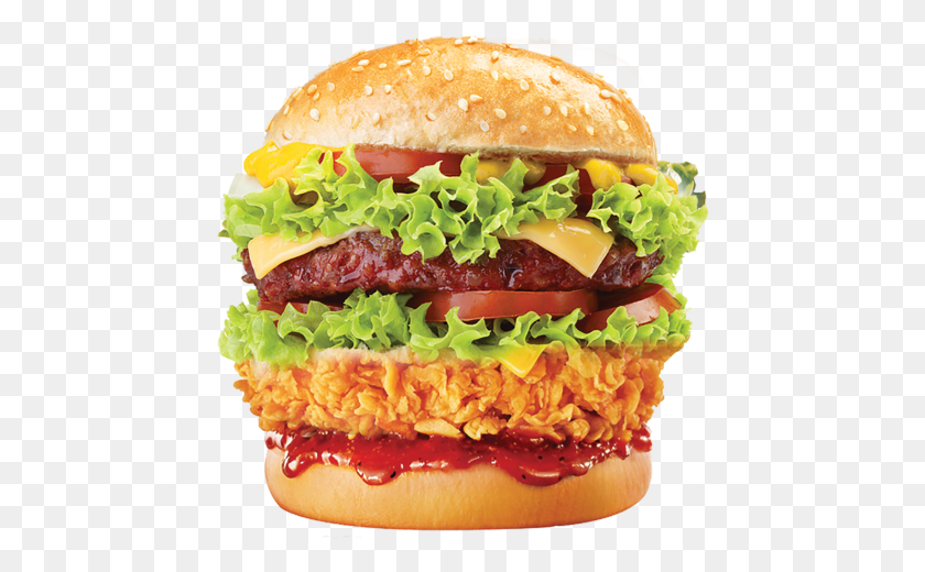 449x460 Burger Image Hamburger Patty Maker, Food, Sandwich HD PNG Download