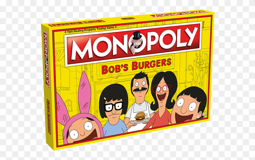 574x469 Burger Monopoly, Comics, Book, Person HD PNG Download