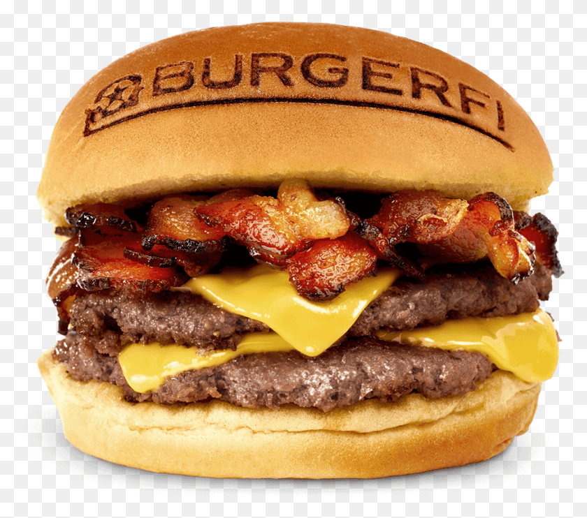 900x788 Burgerfi Bacon Cheeseburger, Burger, Food HD PNG Download