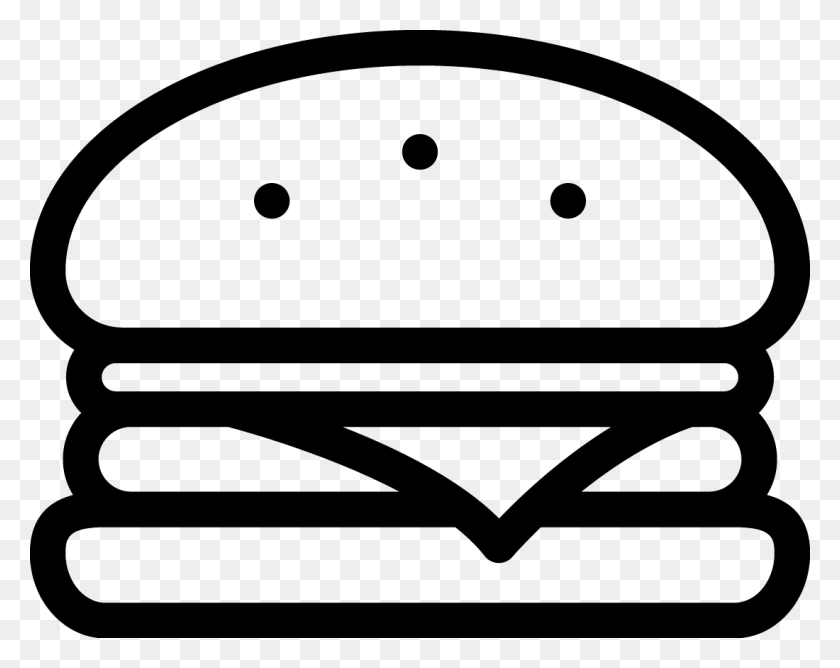 1100x858 Burgerler Black And White Burger Clipart, Label, Text, Stencil HD PNG Download