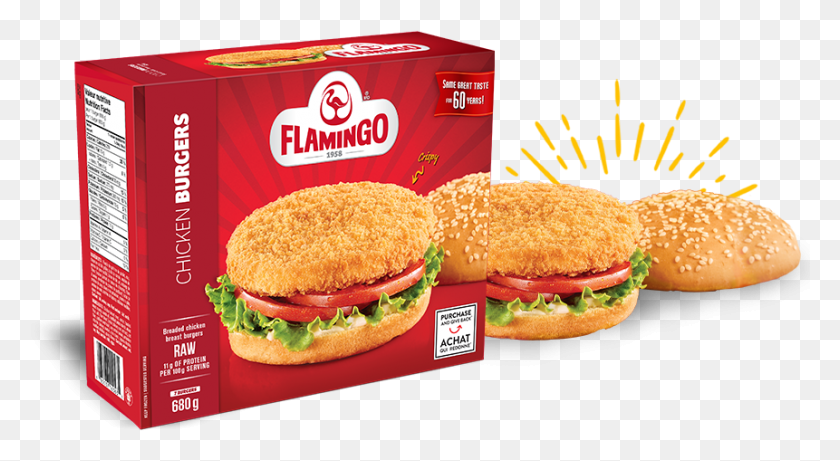 861x443 Burgers Chicken Flamingo Chicken Wings, Burger, Food, Sandwich HD PNG Download