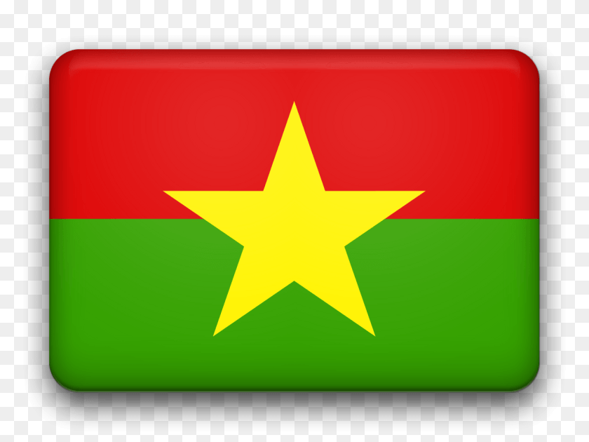 1280x960 Burkina Faso Rounded Icon Flag, Star Symbol, Symbol PNG