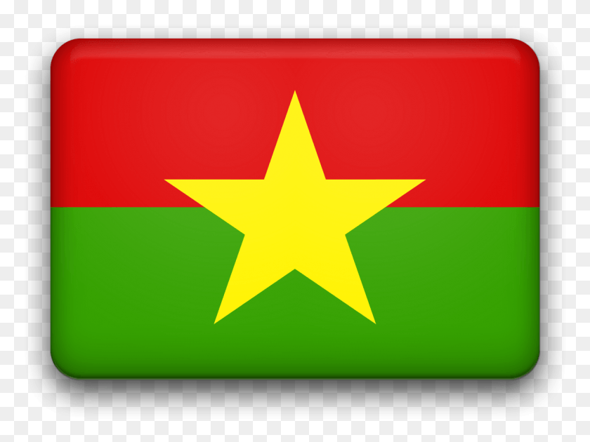 1193x873 Флаг Буркина-Фасо С Закругленными Углами С Днем Невады 2018, Символ, Звездный Символ, Первая Помощь Png Скачать