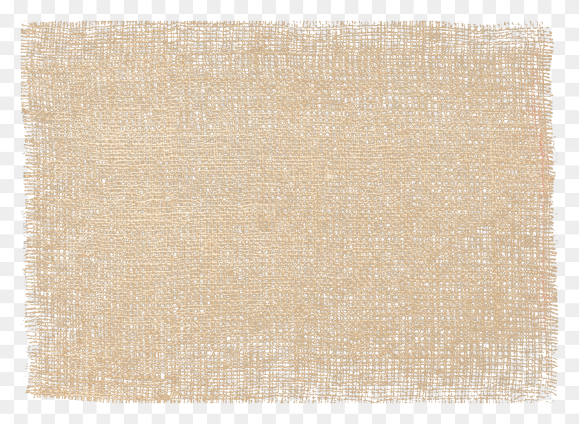 1806x1287 Burlapped Piece Of Burlap HD PNG Download