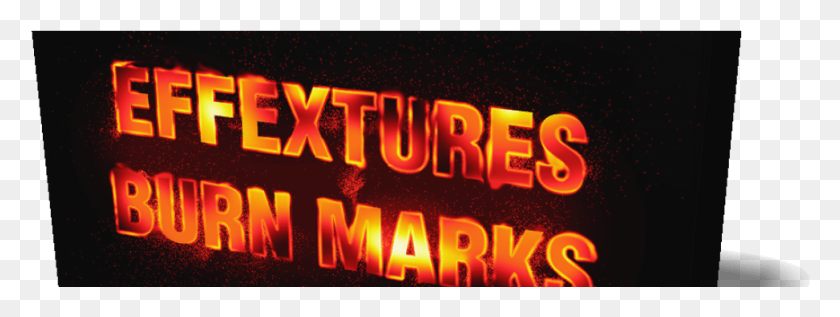 973x321 Burn Marks Neon Sign, Text, Alphabet, Lighting HD PNG Download