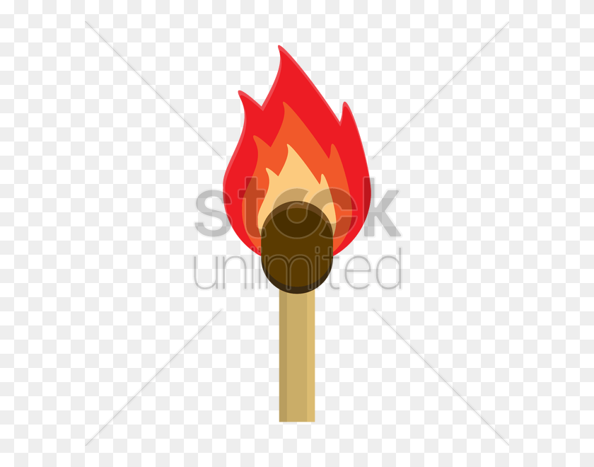 600x600 Burning Match Stick V Emblem, Torch, Light, Bow HD PNG Download