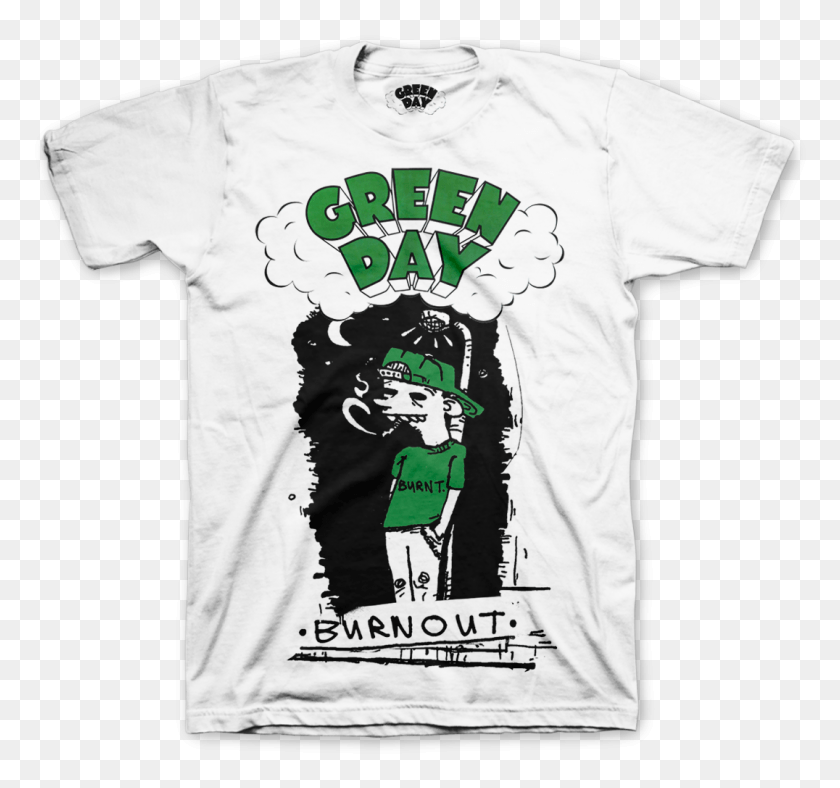 1076x1005 Burnout T Shirt Green Day Store Frenzal Rhomb T Shirt, Clothing, Apparel, T-shirt HD PNG Download