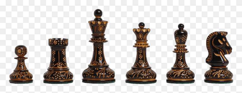 1988x676 Burnt Boxwood And Natural Boxwood Chess Pieces, Chess, Game HD PNG Download