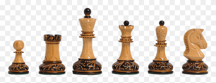 1987x673 Burnt Boxwood And Natural Boxwood Dgt Chess Pieces, Chess, Game HD PNG Download