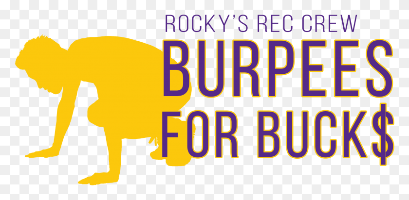 2593x1171 Burpees For Bucks Toss A Bocce Ball, Text, Number, Symbol HD PNG Download