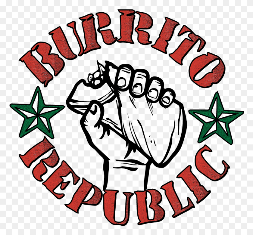 862x797 Библиотека Клипов Для Буррито Огромный Бесплатный Клип-Арт Burrito Logo, Symbol, Text, Star Symbol Hd Png Download