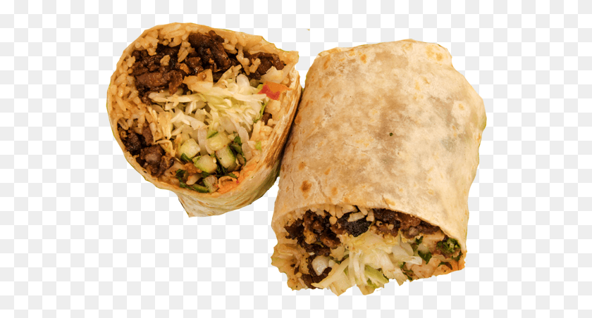 542x392 Burrito Mission Burrito, Food, Burger, Bread HD PNG Download