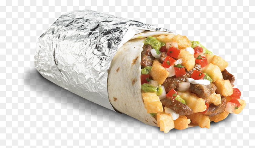 838x460 Буррито На Прозрачном Фоне Del Taco Fry Burrito, Еда, Хот-Дог, Миска Png Скачать