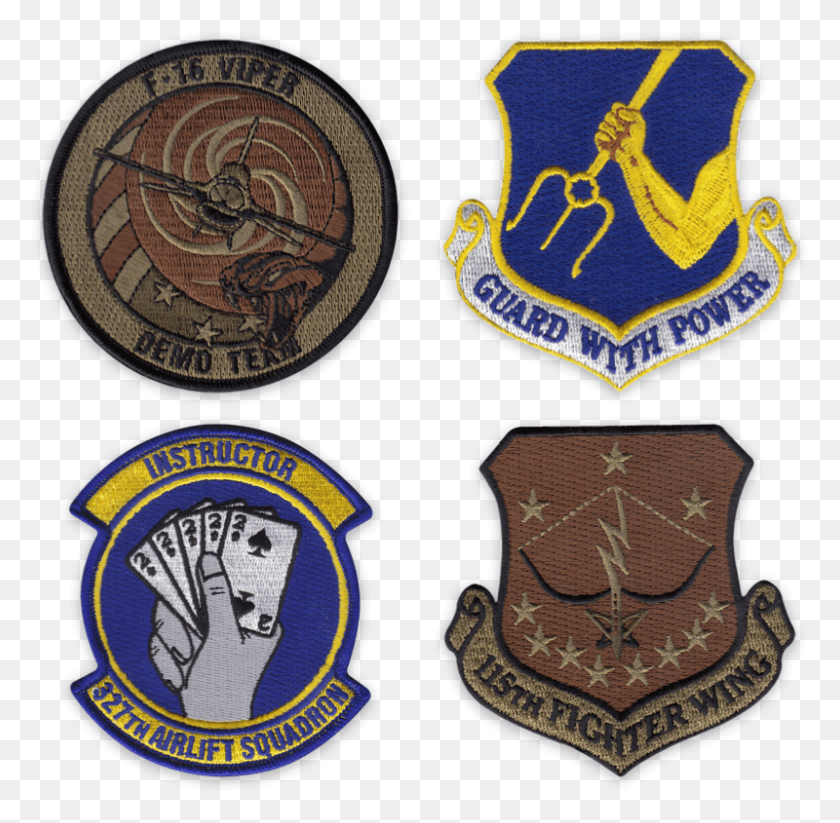 800x783 Burt Reynolds Custom Embroidered Patch 327th Airlift Squadron, Logo, Symbol, Trademark HD PNG Download