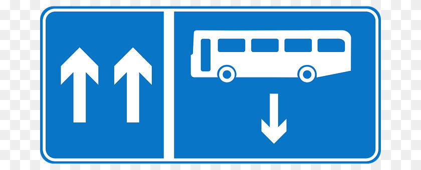 680x340 Bus Sign, Symbol, Road Sign Sticker PNG