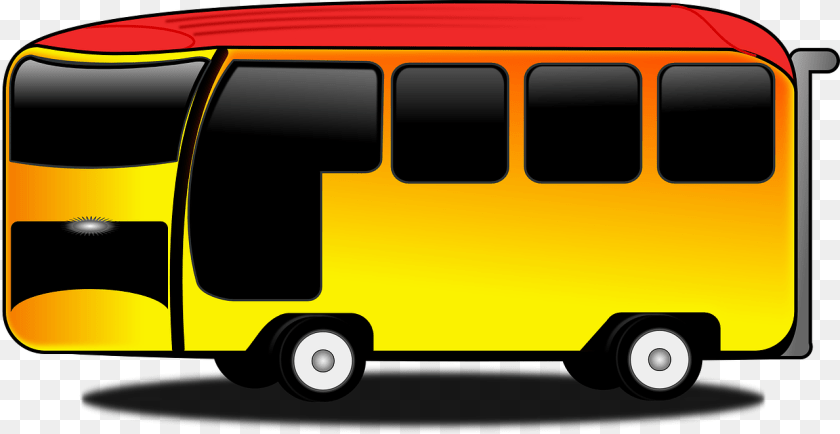 1280x662 Bus Cartoon, Transportation, Vehicle, Car, School Bus Clipart PNG