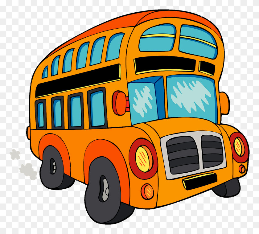 1517x1360 Bus Clipart Animated Kids Bus, Vehicle, Transportation, School Bus HD PNG Download