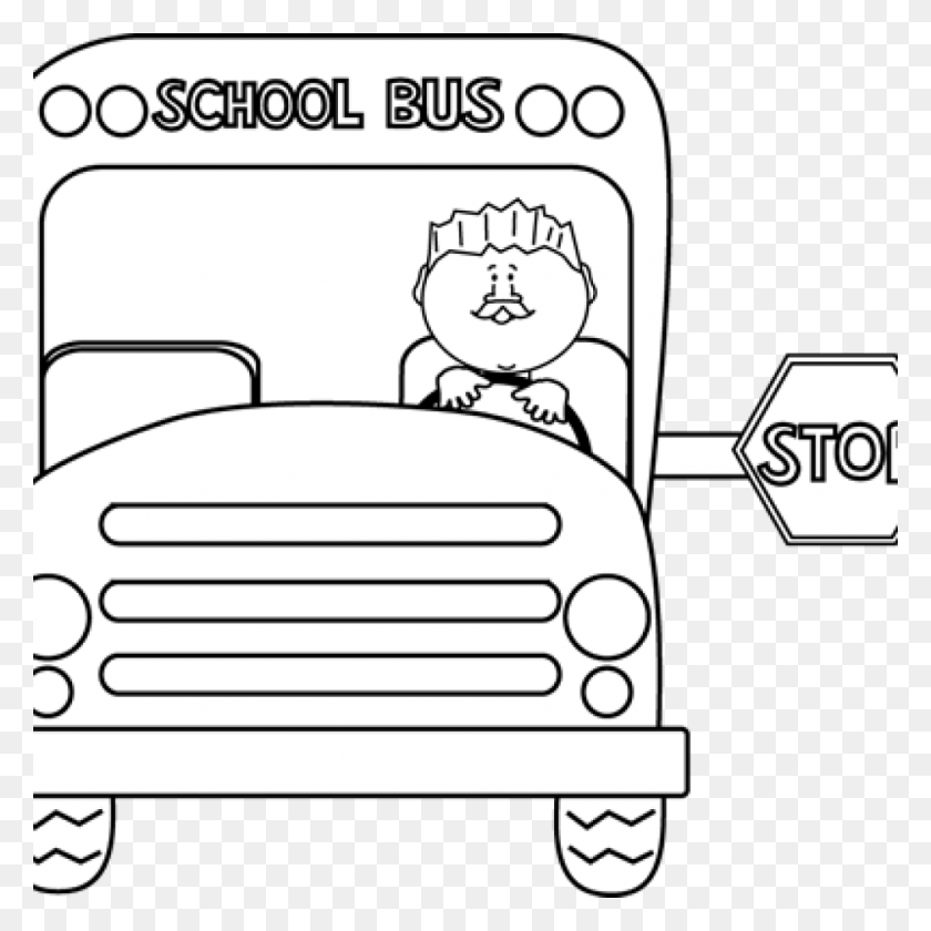 1024x1024 Bus Clipart Black And White Fall Clipart Hatenylo Clip Art, Transportation, Vehicle, Van HD PNG Download