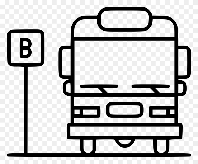 980x800 Bus Stop Comments Icon, Transportation, Vehicle, Van Descargar Hd Png
