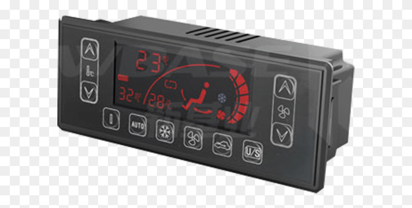 607x366 Bus Temperature Controller Speedometer, Electronics, Amplifier, Stereo HD PNG Download