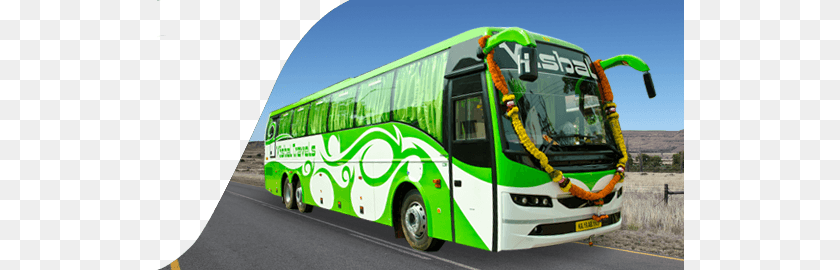 Bus Vishal Travels Bus, Transportation, Vehicle, Tour Bus, License Plate PNG