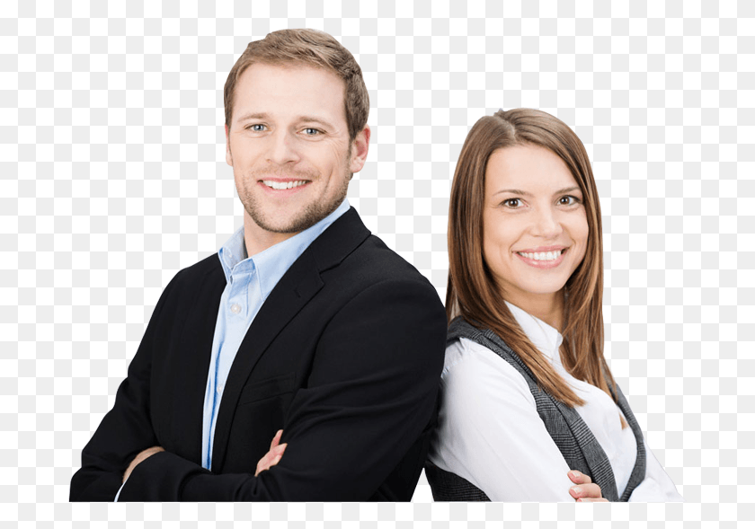 690x529 Business Man And Woman Man And Woman Business, Person, Suit, Overcoat HD PNG Download