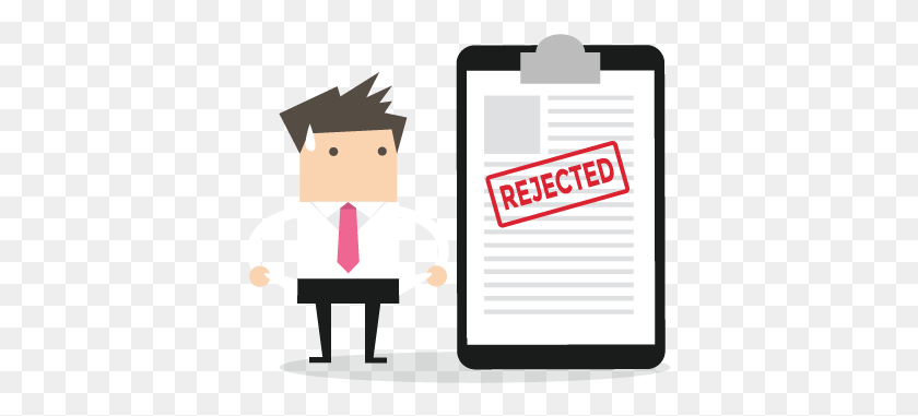 389x321 Business Man Rejected Claim Decidec Free Clipart, Text, Computer, Electronics HD PNG Download
