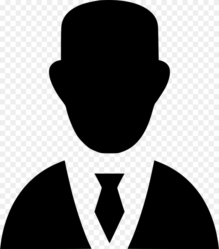 864x980 Business Person Icon, Accessories, Stencil, Tie, Formal Wear PNG