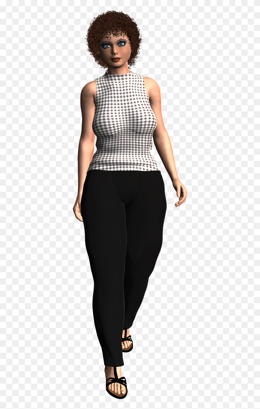 375x1262 Business Woman Female People Image Black Business Woman Transparent, Person, Human, Pants HD PNG Download